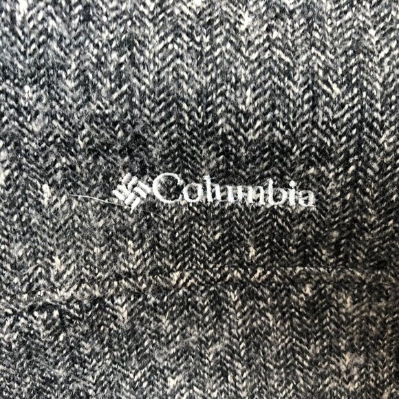 Columbia Men's Chillin Fleece Jacket Large Full-Zip Heathered Gray Mock Outdoors - Picture 7 of 10